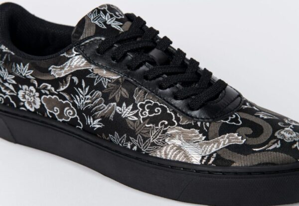 C006_STANDARD 　黒地渦巻に龍虎　黒