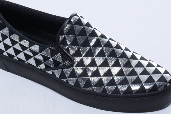 S006_EASY-IN　黒地銀鱗紋