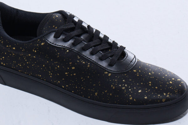 C007_STANDARD　黒地金小砂散らし