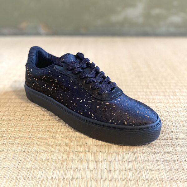 C007_STANDARD　黒地金小砂散らし